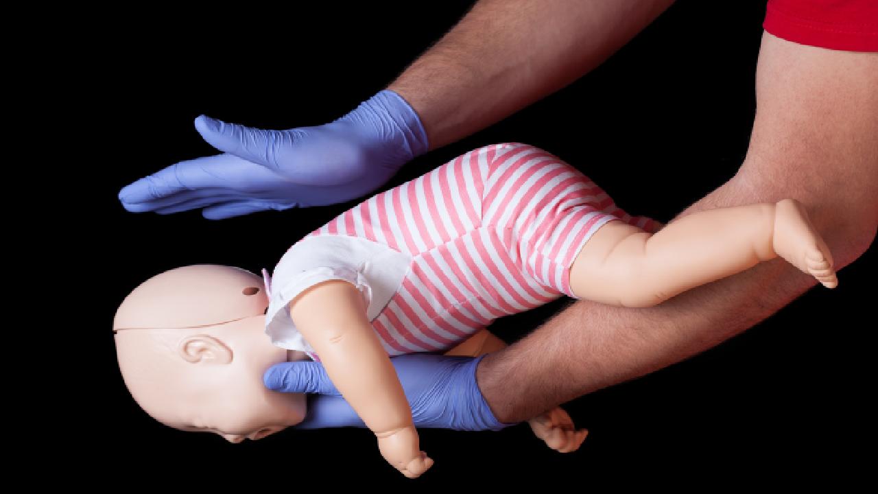 Baby dolls used for choking first aid demo